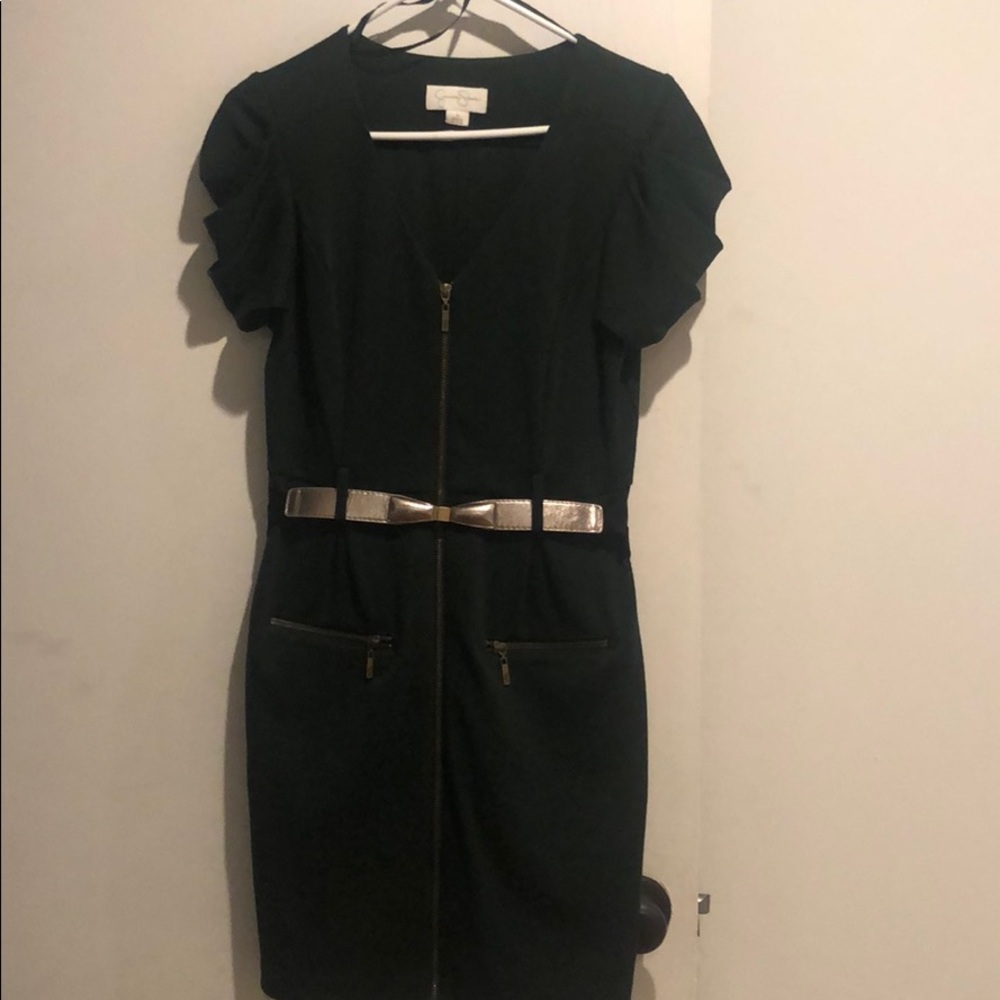 Jessica Simpson Hunter Green dress